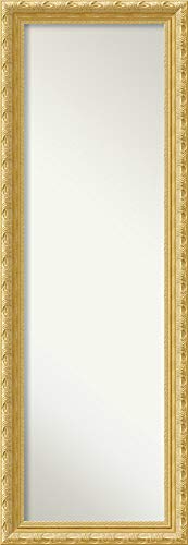 Amanti Art Full Length Mirror | Versailles Gold Mirror Full Length | Solid Wood Full Body Mirror | On The Door Mirror 18.00 x