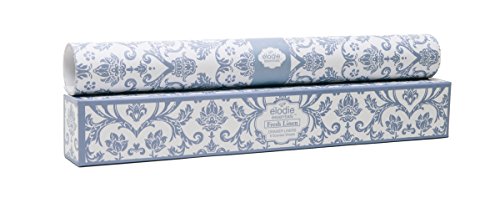 Elodie Essentials Scented Drawer and Shelf Liners - Royal Damask Print - Six (6) Large 14 x 19Â½ Inch Sheets - Non-Adhesive