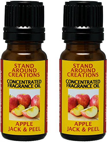 Stand Around Creations Set of 2 - Concentrated Fragrance Oil - Apple Jack &  Peel - Apples and Oranges Blended w/Cinnamon