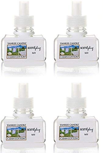 Yankee Candle Clean Cotton ScentPlug Refill 4-Pack