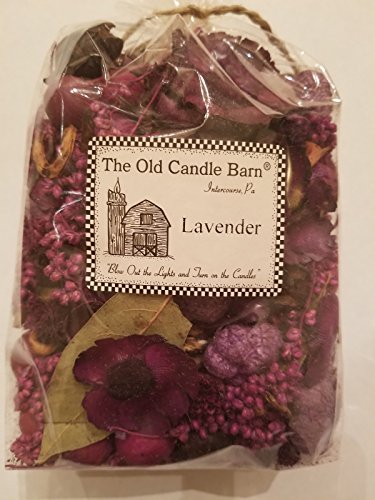 Old Candle Barn Lavender Potpourri Large Bag - Perfect for Spring and Summer But Can Be Used All Year Long - Decoration or