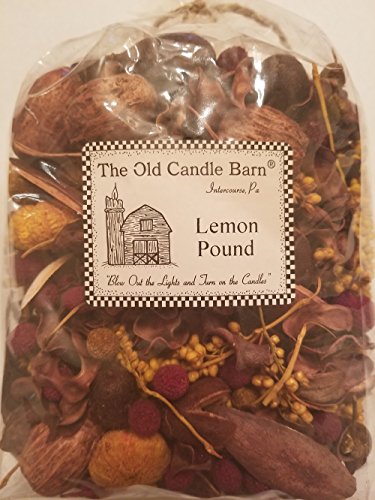 Old Candle Barn Lemon Pound Potpourri Large Bag - Perfect for Spring, Summer, Fall, and Winter Decoration or Bowl Filler