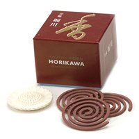 Shoyeido's River Path Incense, Set of 10 Coils - Horikawa