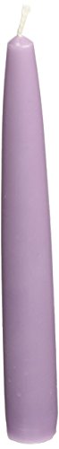 Zest Candle 12-Piece Taper Candles, 6-Inch, Lavender