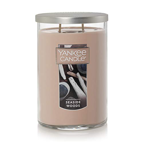 Yankee Candle Large 2-Wick Tumbler Scented Candle, Seaside Woods
