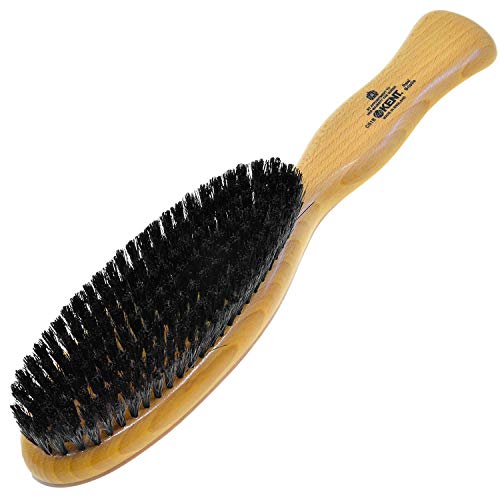 Kent CS1B Cherrywood Veneer Clothes Brush and Lint Remover for Cashmere, Wool, and Silk