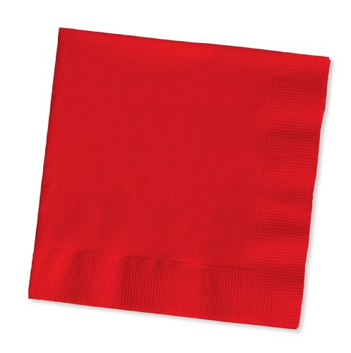Creative Converting Classic Red Dinner Napkins, 25 Count