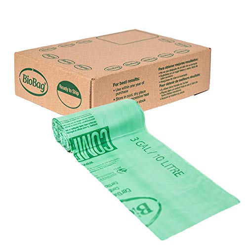 187229 BioBag, The Original Compostable Bag, Kitchen Food Scrap