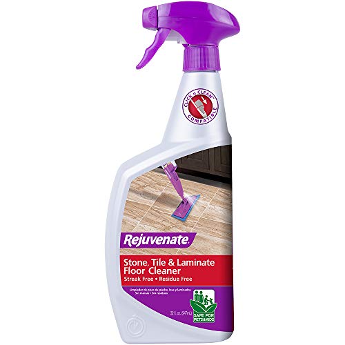 Rejuvenate High Performance Stone Tile and Laminate Floor Cleaner Streak-Free Formula Dries Fast 32oz Covers up to 500 SqFt