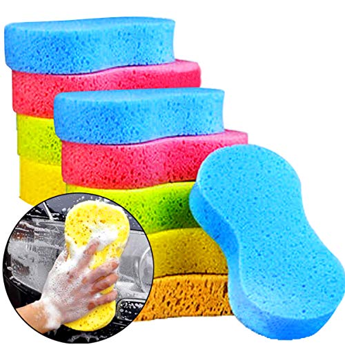 Faxco 10 Pcs Car Wash Sponges, Car Cleaning Large Sponges