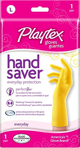Playtex HandSaver Gloves Everyday Protection Large, 1 Pair