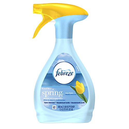 Febreze Fabric Refresher Happy Spring Juicy Petals Air Freshener 27 Ounce (Pack of 4)