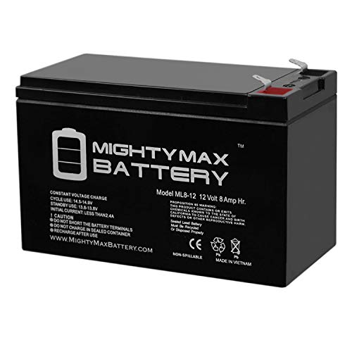 Mighty Max Battery 12V 8Ah UPS Battery Replaces 7Ah GS Portalac PWL12V7, PWL 12V7 Brand Product