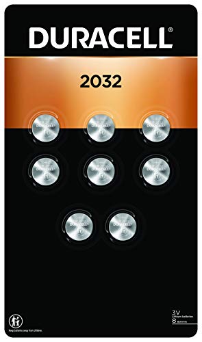 Duracell - 2032 3v Lithium Coin Battery - Long Lasting Battery - 8 Count