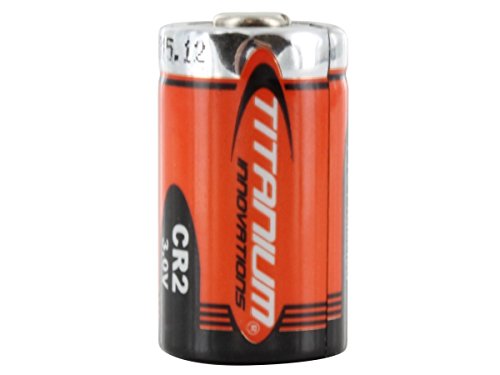 Titanium Innovations CR2 750mAh 3V 2.25A Lithium (LiMnO2) Button Top Photo Battery, 4 Pack