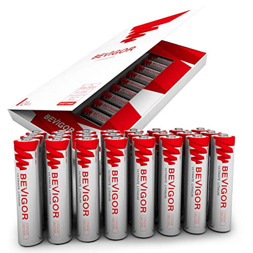 Bevigor AAA Lithium Batteries, 24Pack Ultimate Lithium Triple A Batteries, 1.5V 1100mAh Longer Lasting AAA Batteries for