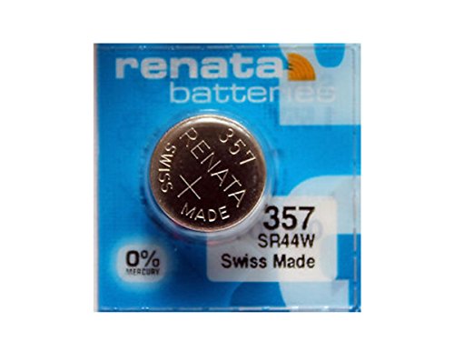 Renata #357 Silver Oxide Battery Priced Individually Sold In 5-Packs