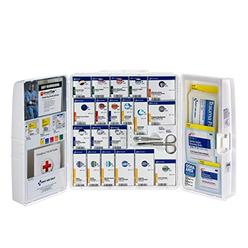 Spill Magic First Aid Only 50 Person Large Plastic SmartCompliance First Aid Cabinet with Medications , OSHA (1000-FAE-0103)