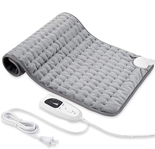 haoxuandianzi Heating Pad, Electric Heat Pad for Back Pain and Cramps Relief - Electric Fast Heat Pad with 6 Heat Settings -Auto Shut Off-