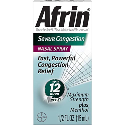 Afrin Severe Congestion Nasal Spray 15 mL (Pack of 3)