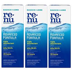Bausch & Lomb Renu Multi-Purpose Contact Lens Solution 2 oz Travel Size (Pack Of 3)