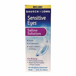 Sensitive Eyes Bausch & Lomb Sensitive Eyes Saline Solution, 12-Ounce