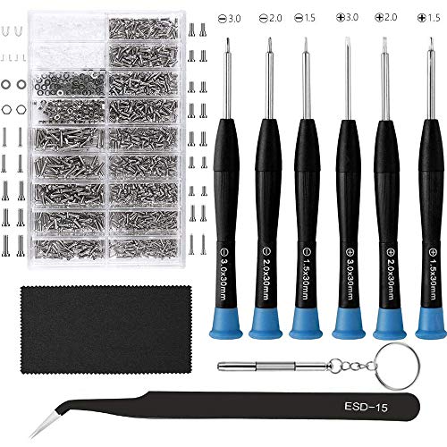 Eyeglasses Repair Kit, HKIDEE Sunglasses Repair Kit with 1000PCS