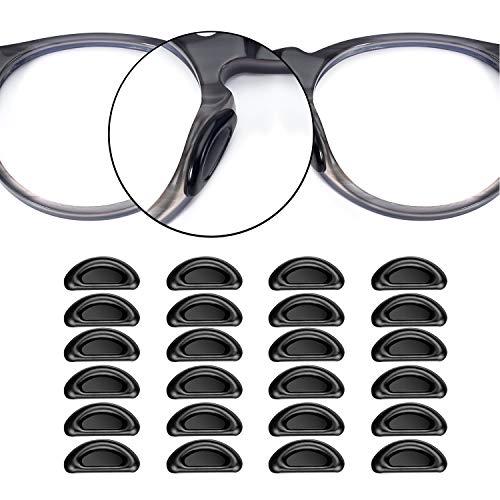 SMARTTOP Nose Pads for Glasses, 12 Pairs Stick On Silicone Anti