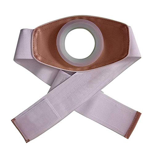Ibnotuiy 2PCS Ostomy Belt Unisex Ostomy Hernia Support Belts Medical Abdominal Binder Stoma Band for Colostomy Patients (L)
