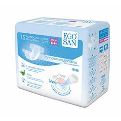 EGOSAN Maxi Incontinence Disposable Adult Diaper Brief with Tabs Maximum Absorbency and Adjustable for Men and Women (Large