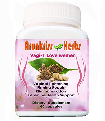 Arunkriss Herbs Vagi-T Love Women Vaginal Tightening Herbal Supplement Herb Curcuma Comosa Firming and Repair for Women 60
