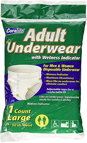 Coralite Adult Large Size Disposable Underwear