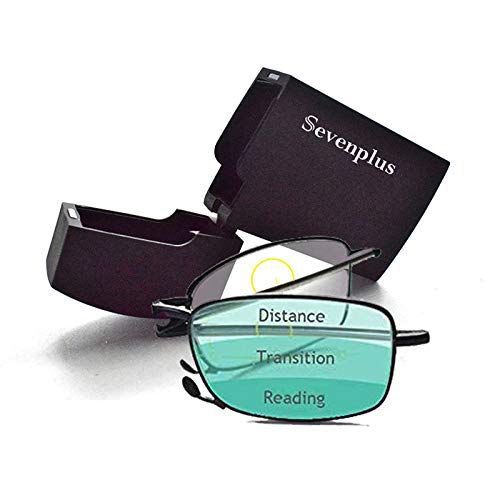 sevenplus Sevenplus Progressive Multifocus Reading Glasses Metal Blue