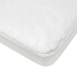 American Baby Company Waterproof Fitted Porta/Mini Crib Mattress Protector, Quilted and Noiseless Mini Crib Pad Cover, White, 38