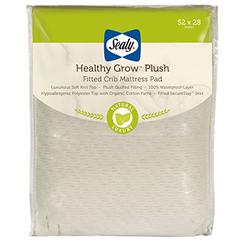 Sealy Healthy Grow Plush Infant/Toddler Waterproof Fitted Crib Mattress Pad - 52â€ x 28â€