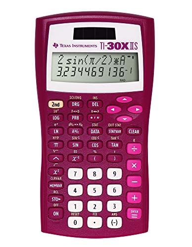 Texas Instruments TI-30XIIS Scientific Calculator, Raspberry