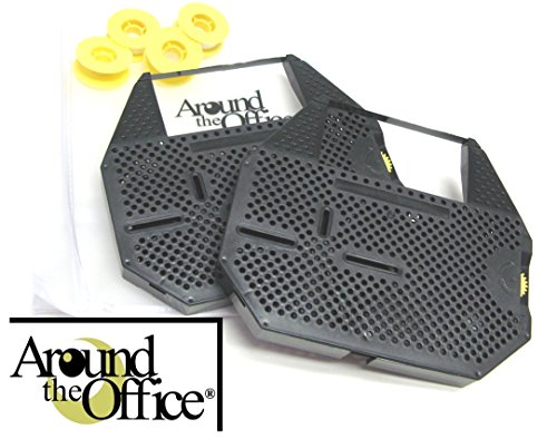 Around The Office Compatible PANASONIC Typewriter Ribbon & Correction Tape for PANASONIC KX-E500.This Package Includes 2