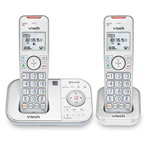 VTech VS11227 DECT 6.0 Bluetooth 2 Handset Cordless Phone for Home