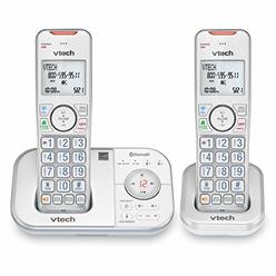 VTech VS112-27 DECT 6.0 Bluetooth 2 Handset Cordless Phone for Home with Answering Machine, Call Blocking, Caller ID,