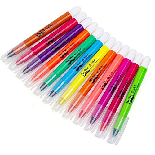 M3N7P2U Mr. Pen- Gel Highlighters, Bible Highlighter, Pack of 12, No Bleed  Highlighter, Dry Highlighter, Highlighters Assorted Color