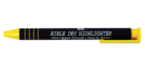 G T Luscombe Bible Dry Highlighter - Yellow 12pk