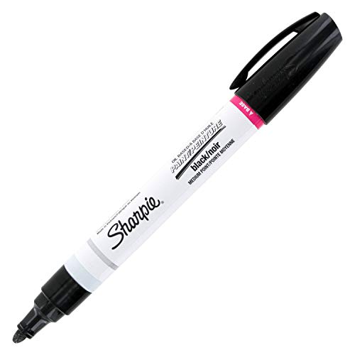 Sharpie Oil-Based Paint Marker, Medium Point, Black (SRP 35549) (2-Pack)
