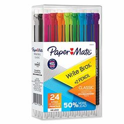 Paper-Mate Paper Mate Mechanical Pencils, Write Bros. Classic #2 Pencil, Great for Standardized Testing, 0.7mm, 24 Count