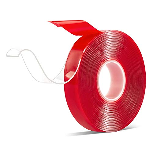 Maxwel Manufacturing Fvhzhjy Double Sided Tape Heavy Duty 1 2 10 Transparent Strong Adhesive Removable Double Sided Mounting Tape For Home Decor Wall