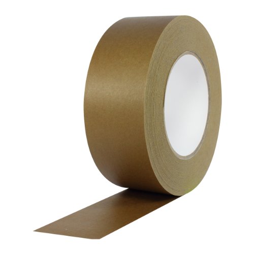 Pro Tapes ProTapes Pro 184HD Rubber High Tensile Kraft Flatback Carton Sealing Tape with Paper Backing, 7 mils Thick, 55 yds Length x