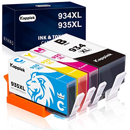 Kappiek 934XL 935XL Compatible Ink Cartridge Replacement for HP 934 and 935 Ink Cartridges for HP Officejet Pro 6830 6230