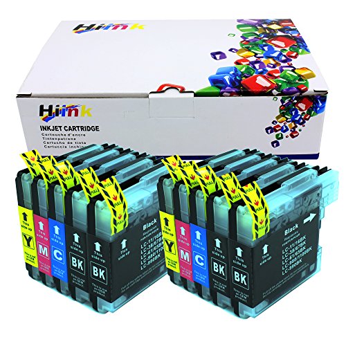 HIINK Compatible Ink Cartridge Replacement for Brother LC65 LC-65 LC-61 LC61 Ink Cartridges use with DCP-165C DCP-375CW