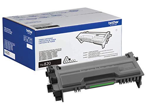 Brother Genuine Toner Cartridge, TN820, Replacement Black Toner, Page Yield Up To 3,000 Pages, Amazon Dash Replenishment