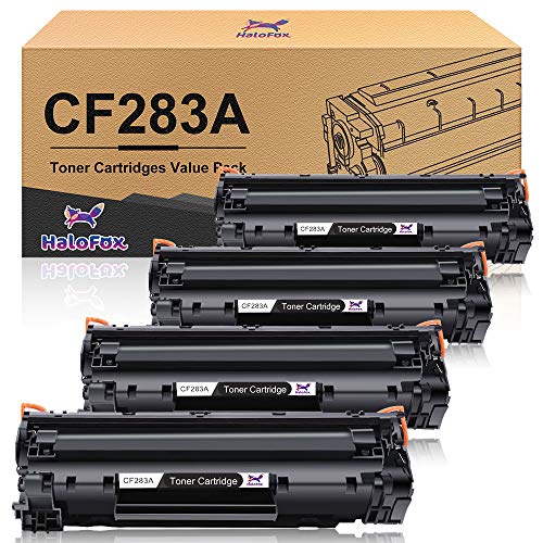 Koken kunstmest campagne 1apackablack HaloFox Compatible Toner Cartridge Replacement for HP 83A  CF283A Work with HP Laserjet Pro MFP M127fn M127fw M201dw M225dw