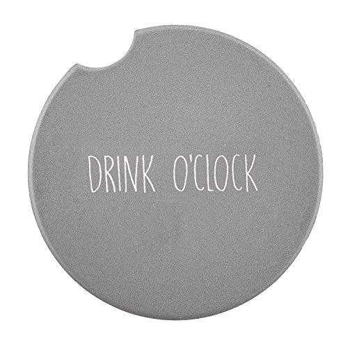 SB Design Studio SIPS Ceramic Car (Console) Coaster, Drink O'Clock